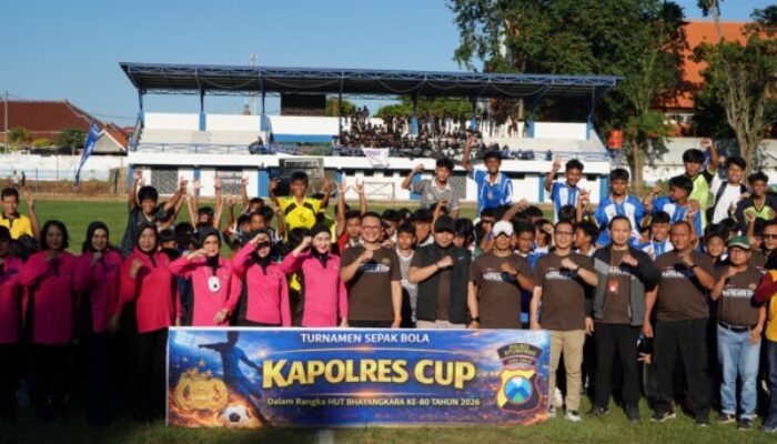 Sambut Hari Bhayangkara Ke-80, Polres Situbondo Gelar Turnamen Sepak Bola Kapolres Cup 2026