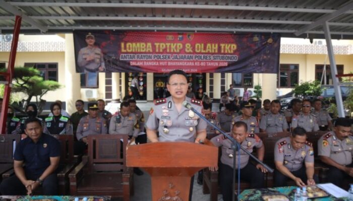 Sambut Hari Bhayangkara Ke-80, Polres Situbondo Gelar Lomba TPTKP dan Olah TKP