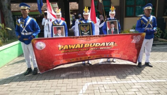 Dies Natalis ke-18 SMAN 1 Besuki Meriah, Pawai Budaya Resmi Diberangkatkan