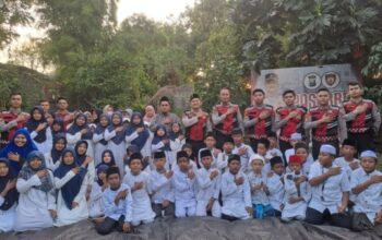 Samapta Polres Situbondo Berbagi dengan Anak Yatim di Panji