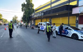 Razia Gabungan di Jalan Argopuro, Polisi Ingatkan Pengendara Pentingnya Keselamatan