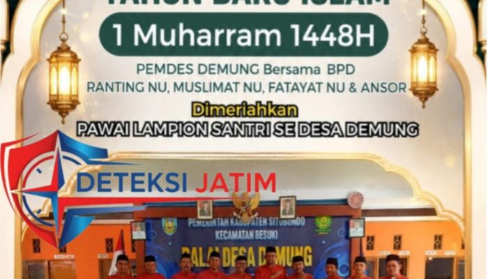 Semarak Tahun Baru Hijriyah 1448 H, Pemdes Demung Ajak Warga Meriahkan Pawai Lampion Malam Ini