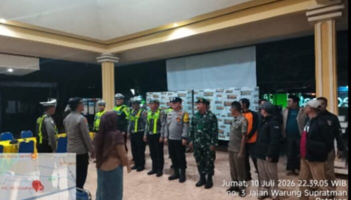 Tim Gabungan Gelar Patroli Malam Antisipasi Balap Liar di Situbondo