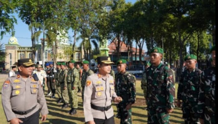 Kapolres Situbondo Pimpin Apel Gelar Pasukan Kesiapan Pengamanan Haul Masyayikh 2026