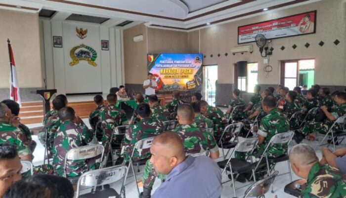 Sinergi TNI-Polri Perkuat Pencegahan Narkoba, Polres Situbondo Sosialisasikan Program P4GN