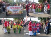Semarak HUT RI ke-81, KB Anak Sholeh Aisyiyah dan TK Aisyiyah Kalimas Gelar Lomba Gerak Jalan dengan Kostum Unik