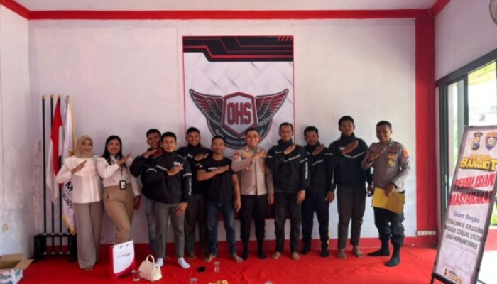 Sinergi Kamtibmas Satbinmas Polres Situbondo Bersama Komunitas Ojek Online OHS